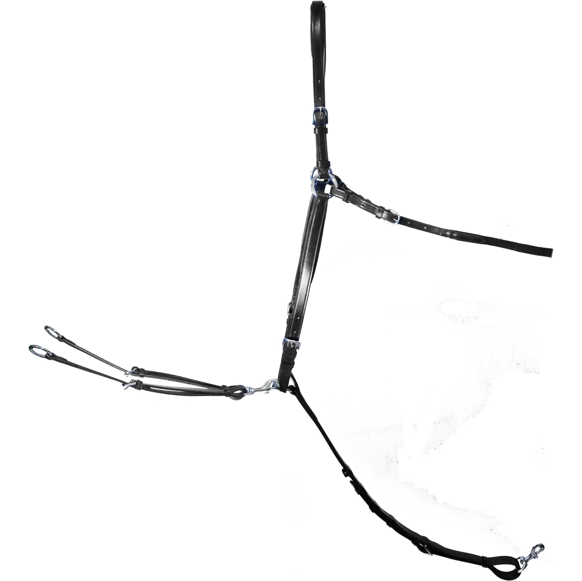 Henry James Classic Adjustable Bridge Breastplate BP-1 - BLACK